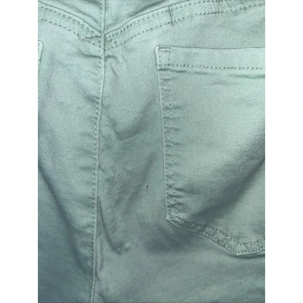 Democracy Ab Solution Women’s Petite Ankle Skimmer Jean Chino Pants Size 8P Mint